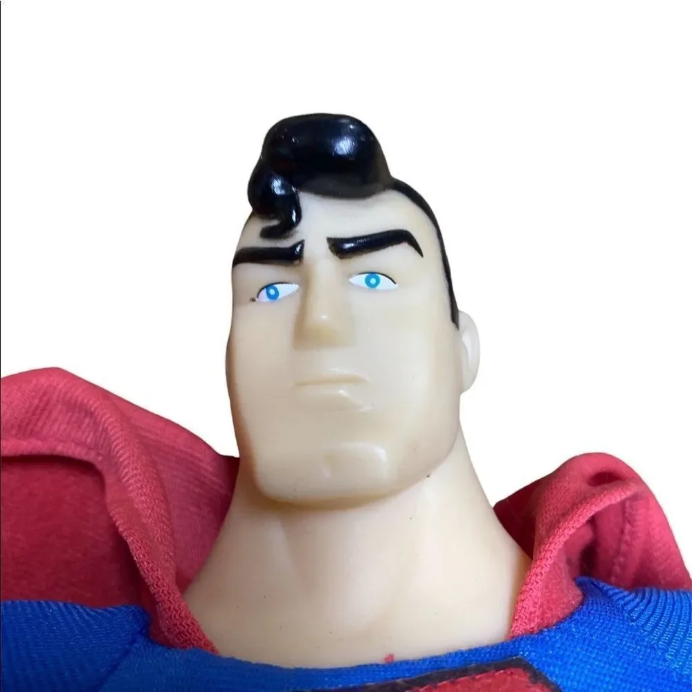 Superman plush doll 12” vinyl head, stuffed body